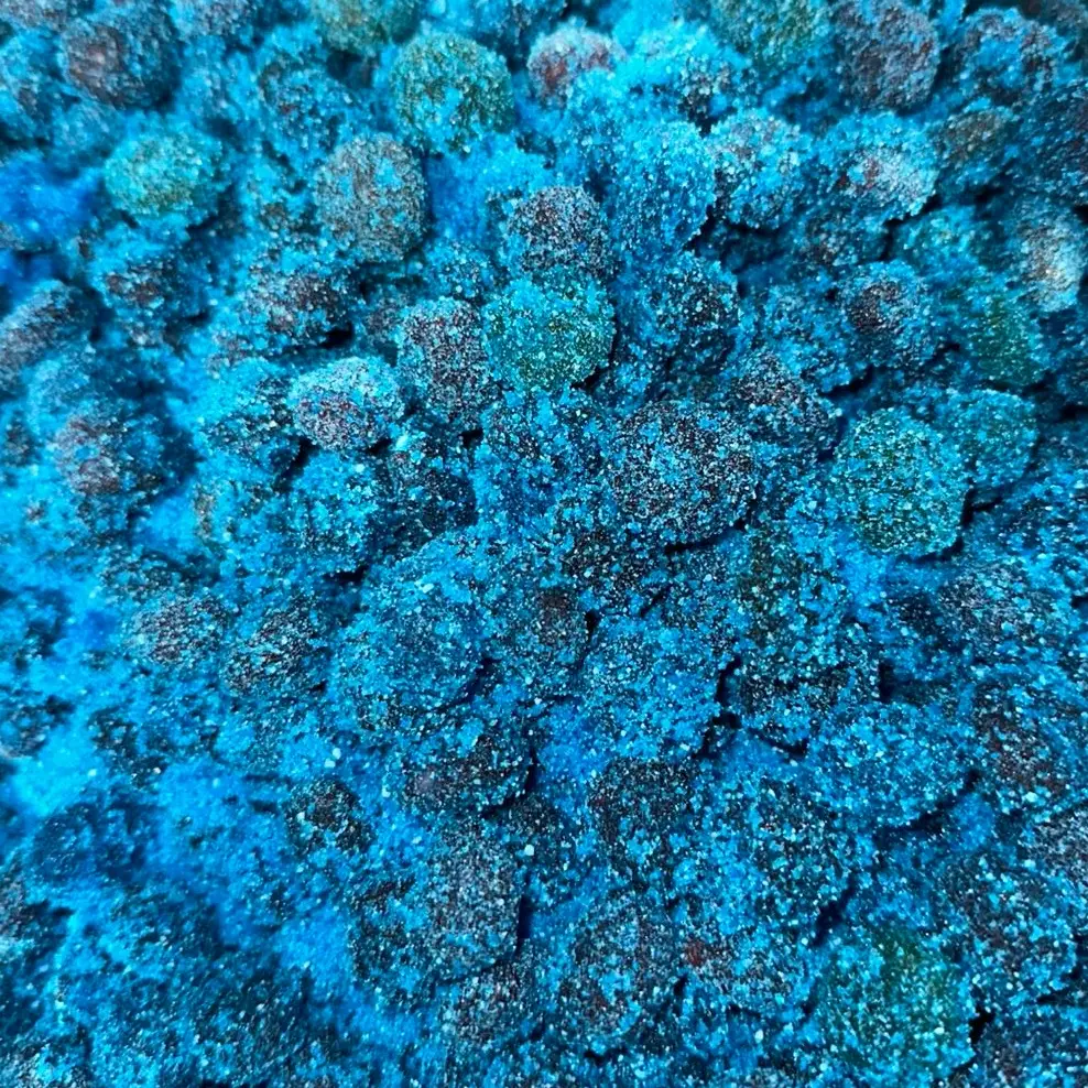 SOUR Blue Raspberry Gushers - BLUE RAZZ GUSHER Chewy Snack - Sweet, Fruity Candies - Moon Crunch TikTok Trend Item