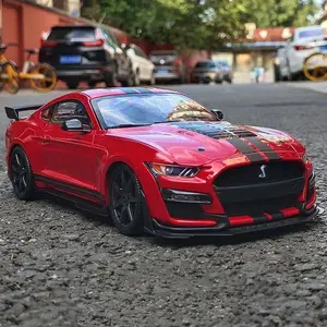 1:32 Ford Mustang Shelby GT500 Alloy Sports Car Model Diecast & Toy Vehicles Metal Car Model Simulation Collection Kids Toy Gift