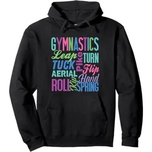 Gymnastics Hoodie Gymnast Gifts Gymnastic Clothes Coach Teen Pullover Hoodie