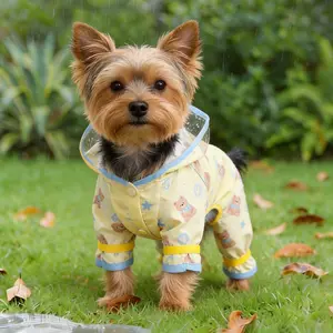 Pet Raincoat Waterproof Puppy Rain Coat for Rainy Season