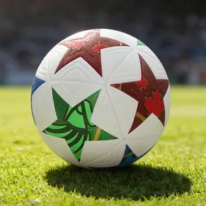 New Soccer Ball Official Size 5 PU Material High Quality Grass Outdoor Team Match Game Football Training Seamless futbol topu