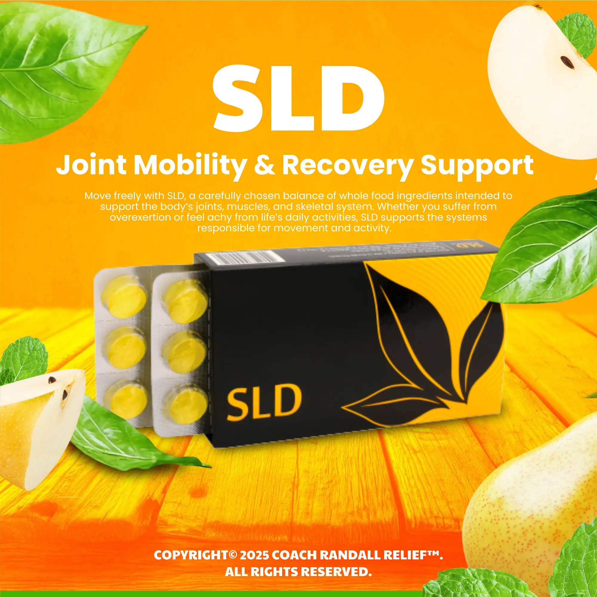 Slide SLD Candy Drops for Joint and Mobility Support Plus Circulation boost
