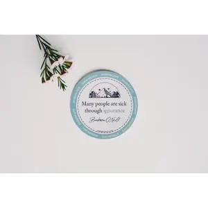 Sticker - Barbara Says "Many people are sick through ignorance"