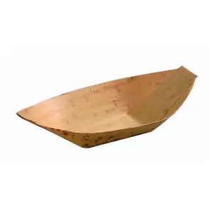 212 MAIN 0.5 Oz Disposable Biodegradable Bamboo Leaf Shape Boat Bowl, 1000-Pack Decorative Food Display Dinnerware for Birthday Parties (Event-Ready Home & Party Supplies)