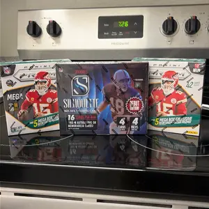 Panini 2025 NFL PYT BREAK #75  (1) SILHOUETTE HOBBY DEBUT EDITION (2) Prizm  Mega