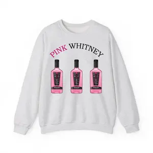 Pink Whitney 750ml Sweatshirt, Wine T-shirt - Unisex And Inclusive - Limited Edition Prints - Find Your Look - Find Your Perfect Fit