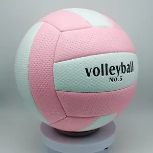 Volleyball No. 5 soft leather foam student training competition volleyball machine sewing pvc volleyball