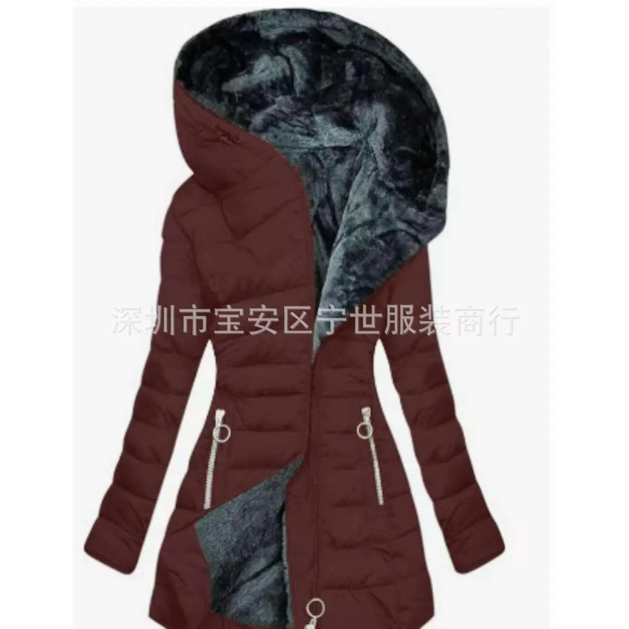 Deep wine red waterproof