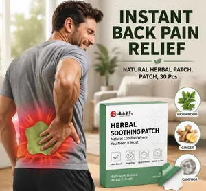 30-Pack Herbal Warming Patches – Natural Pain Relief Heat Pads for Back, Lumbar, Knees, Shoulders, Ankles & Wrists | Long-Lasting Comfort, Skin-Friendly, Ideal for Home & Travel Use.