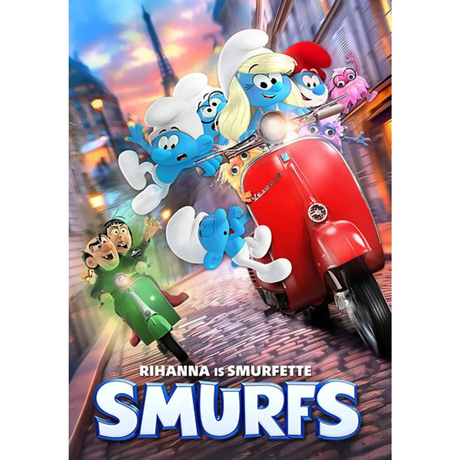 The Smurfs (2025) Animation Family DVD Video Disc - Dolby Audio, Widescreen Format