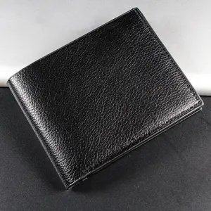 Men's Short PU Leather Wallet | Slim Multi-Functional Solid Color Card Holder for Men Women | Daily All-Season Stylish Bifold Wallet