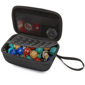 CASEMATIX Bakugan Travel Case - Hard Shell Protection for Bakugan Figures, BakuCores & Trading Cards with Padded Divider & Wrist Strap