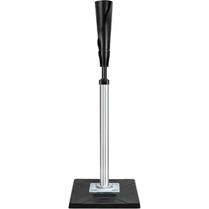 Portable Batting Tee for Baseball/Softball, Height Adjustment 25"- 46" Baseball Tee with Removable Rubber Top and Premium Base for All Ages Training and Practice