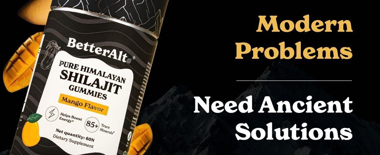 Better Alt Pure Himalayan Shilajit Resin Pack of 1 High Potency Gold Grade 150 Servings for Energy Boost & Immune Support, 85+ Trace Minerals, 75%+ Fulvic Acid, with Lab Test Report,400 mgundefined