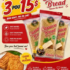 Peyi Brand Crunchy Cassava Chip Snack - Crispy Puffed Treat, 3 Pouches, $15.00