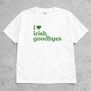 St. Patrick's Day Baby Tee Irish Goodbye Funny St. Patty's Kiss Me I'm Irish BORG Drinking Unofficial Shirt Irish Boys St Paddy Tee Cotton