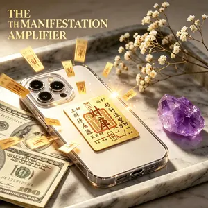Manifestation Amplifier Fengshui Ornament, 24/7 Wealth Anchor Home Decor, Daily Physical Anchor for Effortless Abundance, Compatible with Phone, Wallet or Daily Carry