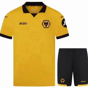 Wolverhampton 2025/26 Home and Away Full Set Soccer Kit, Premium Fabric Match Style Set T