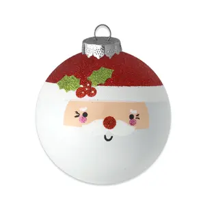 Smiley Santa Round