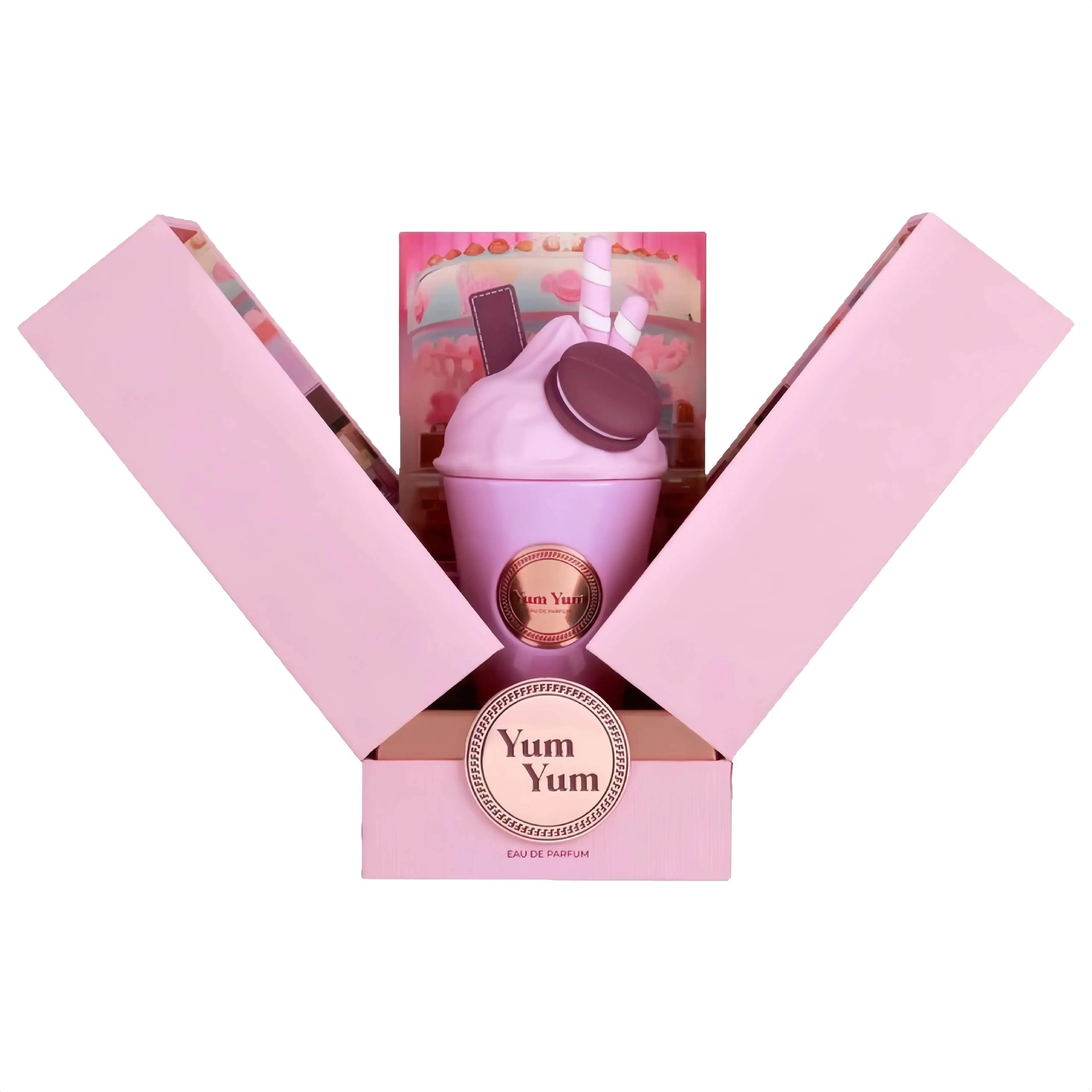 Yum Yum Eau de Parfum Spray for Women 3.4 fl oz 100ml Long Lasting Floral Fruity Gourmand Fragrance with Wild Berries Cherry Notes for Everyday Wear