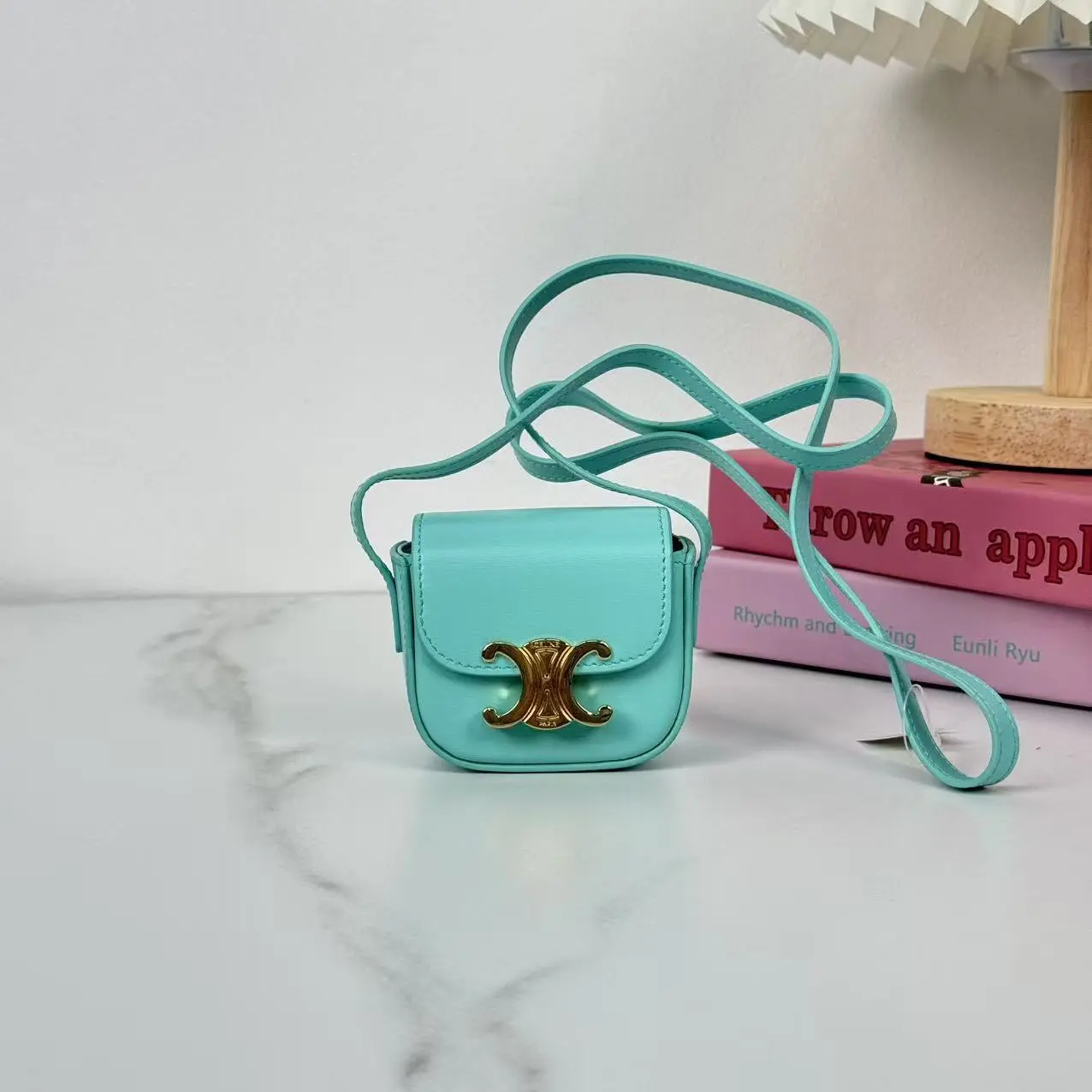 Pre-owned Celine Mini Triomphe Shoulder Bag