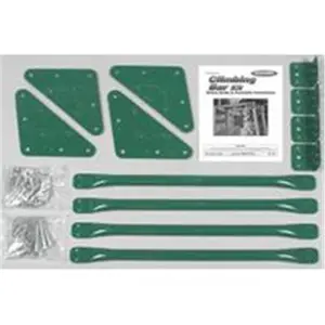 212 MAIN Wooden Playstar Climbing Bar Kit - 24In PS 7766 Dog Playground Set, Strength Builder, Simple Setup