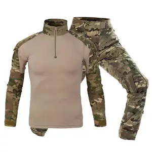 Combat Suit Tactical Camouflage Clothing Hunting Uniform Pads for Men
