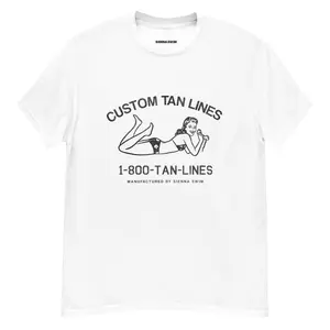 Outerwear: "Custom Tan Lines" oversized t-shirt