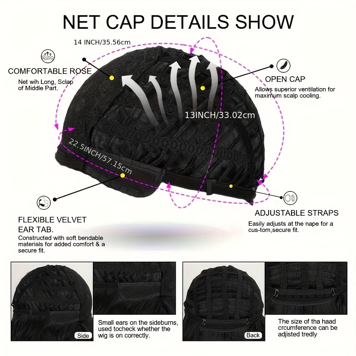 Pixie Cut Wig with Long Deep Wave Synthetic Hair and Bangs, Beginner-Friendly Mullet Style Wig