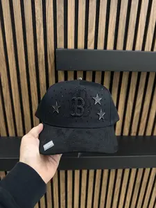 B Stars BLK Adjustable Hat