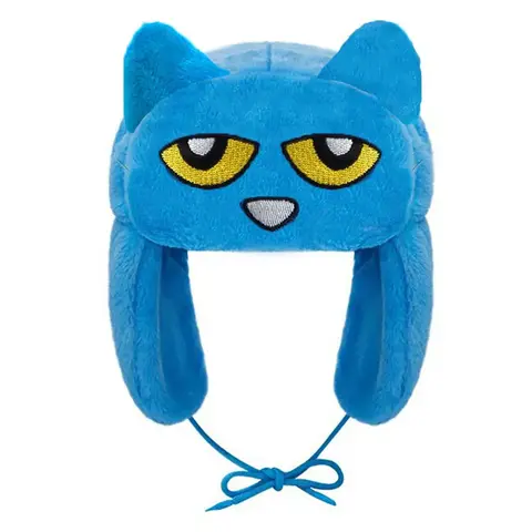 New Cute and Funny Cartoon Hat for Men and Women, Trapper Hat, Plush Hat with Chin Tie, Unisex Hat, Funny Headwear, Funny Hats