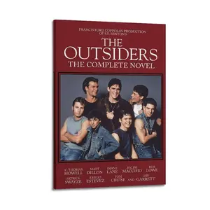 The Outsiders Poster for Bedroom Aesthetic Canvas Wall Art Living Room Posters Painting Picture Print Modern Family Decor Artist Bathroom Poster