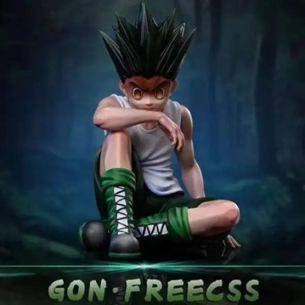 Full-time Hunter Gon Freecss & Killua Zoldyck Themed PVC Action Figure - Collectible Anime Merchandise, Desktop Decoration, Fashion Toy for Collectors