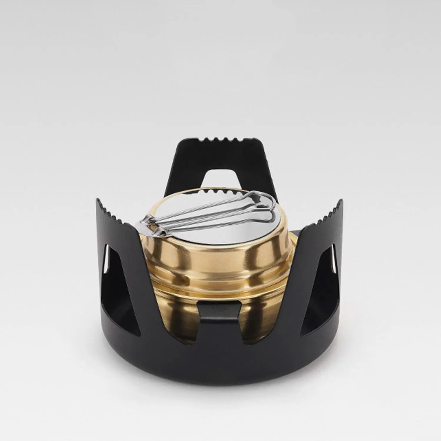 Outdoor Alcohol Stove, Windproof Camping Portable Mini Stove, Camping Alcohol Stove Set, Simple Cooktop for Outdoor Camping, Camping Cooker