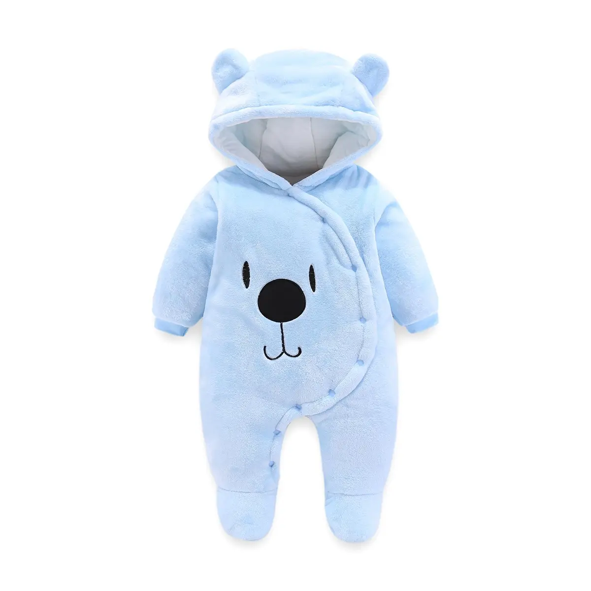 Solid color bear blue