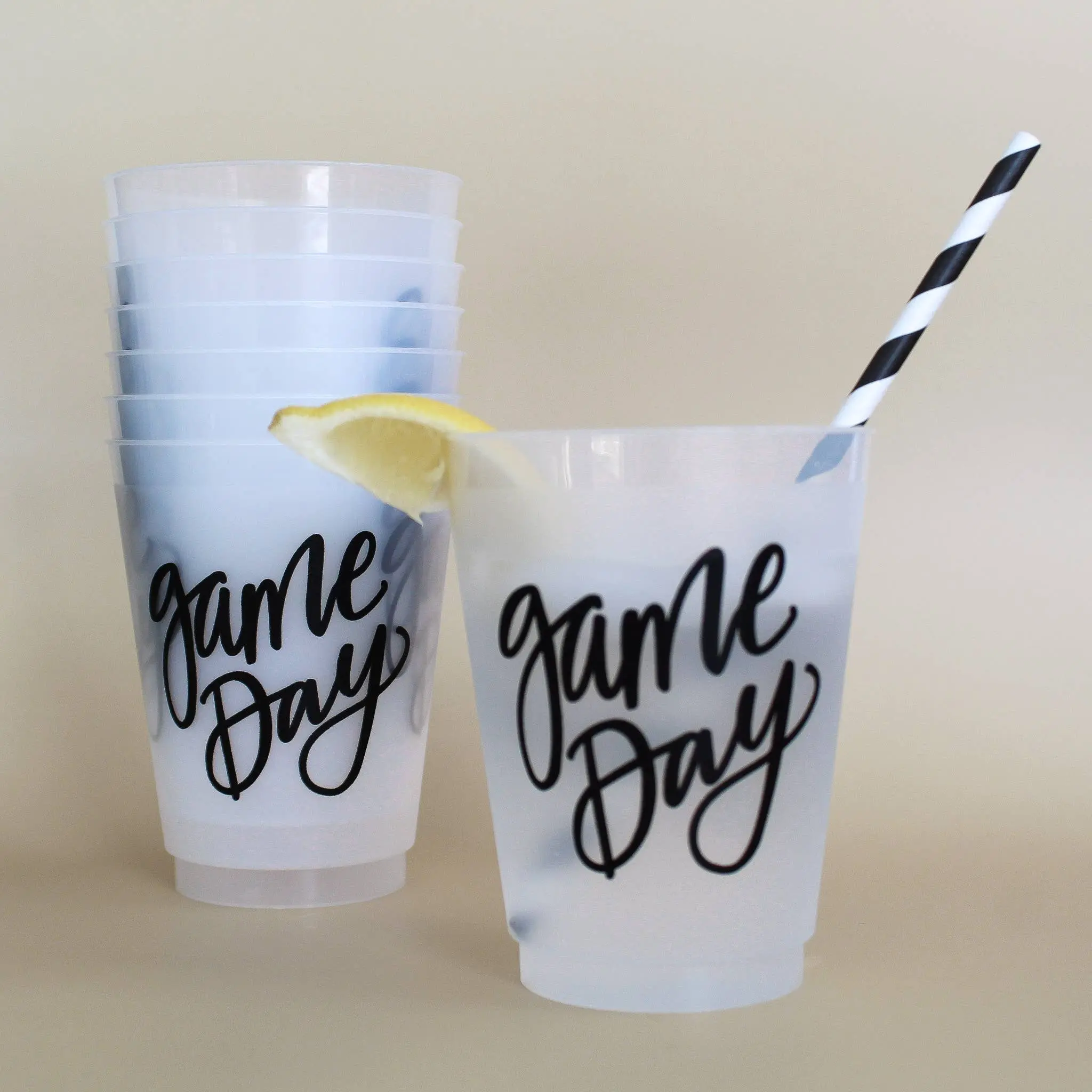 Game Day Frosted Cups Set