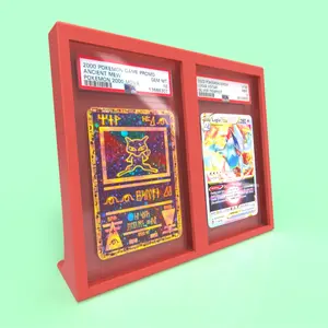 Double Graded Card Display – PSA, Beckett, CGC Slab Frame | Pokémon, MTG, Lorcana, Sports & TCGs