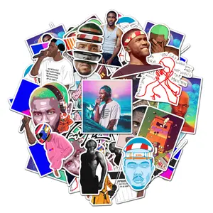 Frank Ocean Pack 20 PCS Stickers Music Funny Graphic Waterproof Stickers Pack, Decorative Car Wall Bottle PC Book Vinyl Stickers Decal