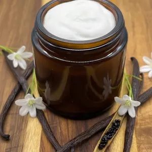 Vanilla Bean Infused Whipped Tallow Body Cream, Hydrating Soothing Moisturizer for Normal-Dry Skin