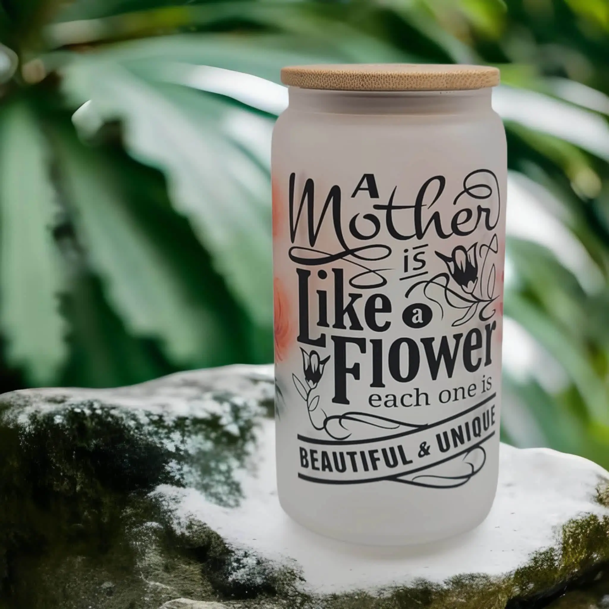 Cheers to Mom - 16 oz Libbey Beer Can Glass Mother's Day Gift Bday Gift Libbey Cup Drinkware
