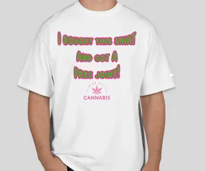 T shirt high quality cannabis weed pre roll joint support  shirt