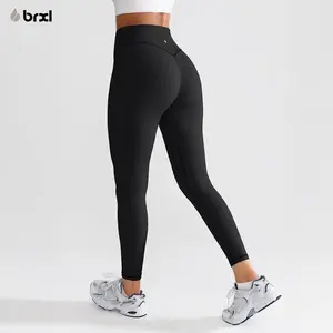 BRXL Women's Concealed Abdomen High Waisted Tights for Waist and Hip Compression  Women's Yoga Sportswear Pants