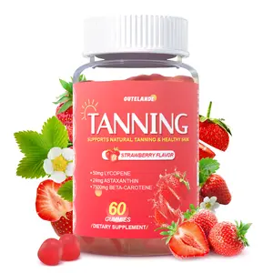 Tanning Gummies for Women,Natural Tanning Supplement- Self Tan Bronzing Supplement That Work Without Sun,Beta-Carotene & Vitamin C & Astaxanthin, Vegan, Non-GMO