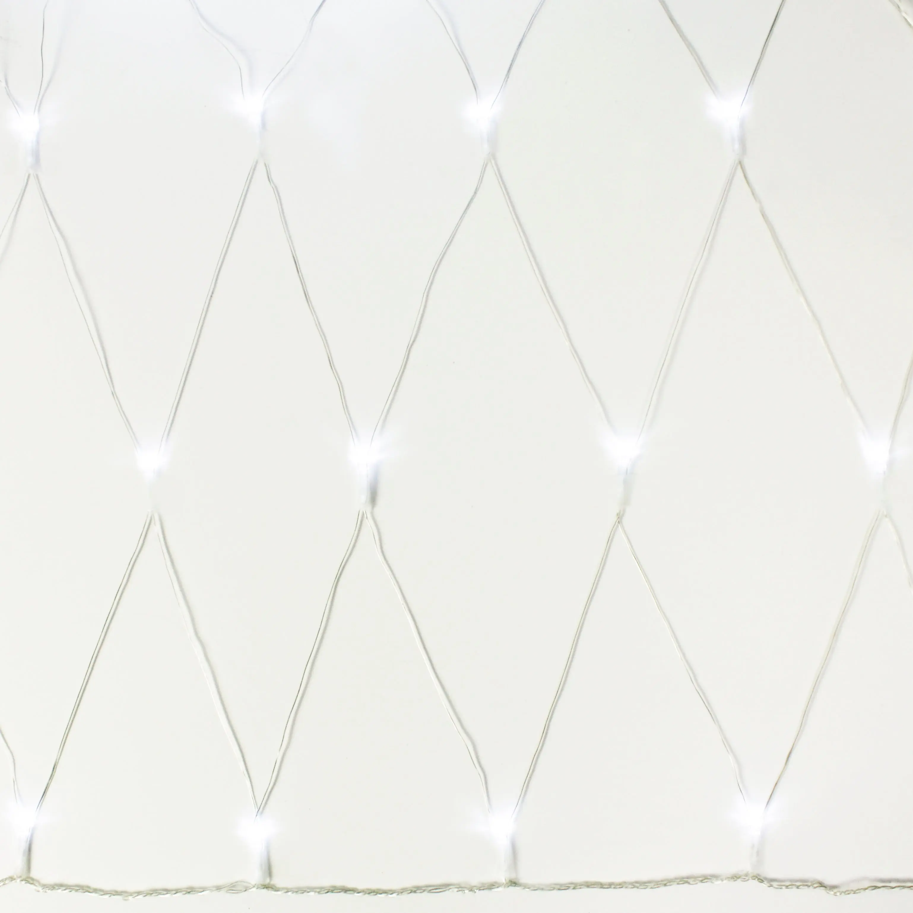 Perfect Holiday 100 LED Net Lights White Indoor Outdoor Decorative Lighting 4.9FT x 4.9FT
