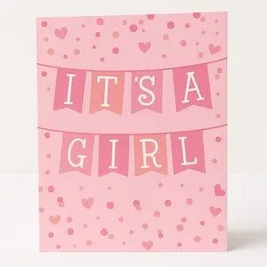 "It's a Girl" Baby Shower Invitation Card