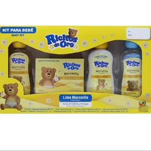 Rictos  Kit for Manzanilla - 100g - Includes 3 Bottles of Manzanilla Shampoo shampoo soap body cream kit Pack