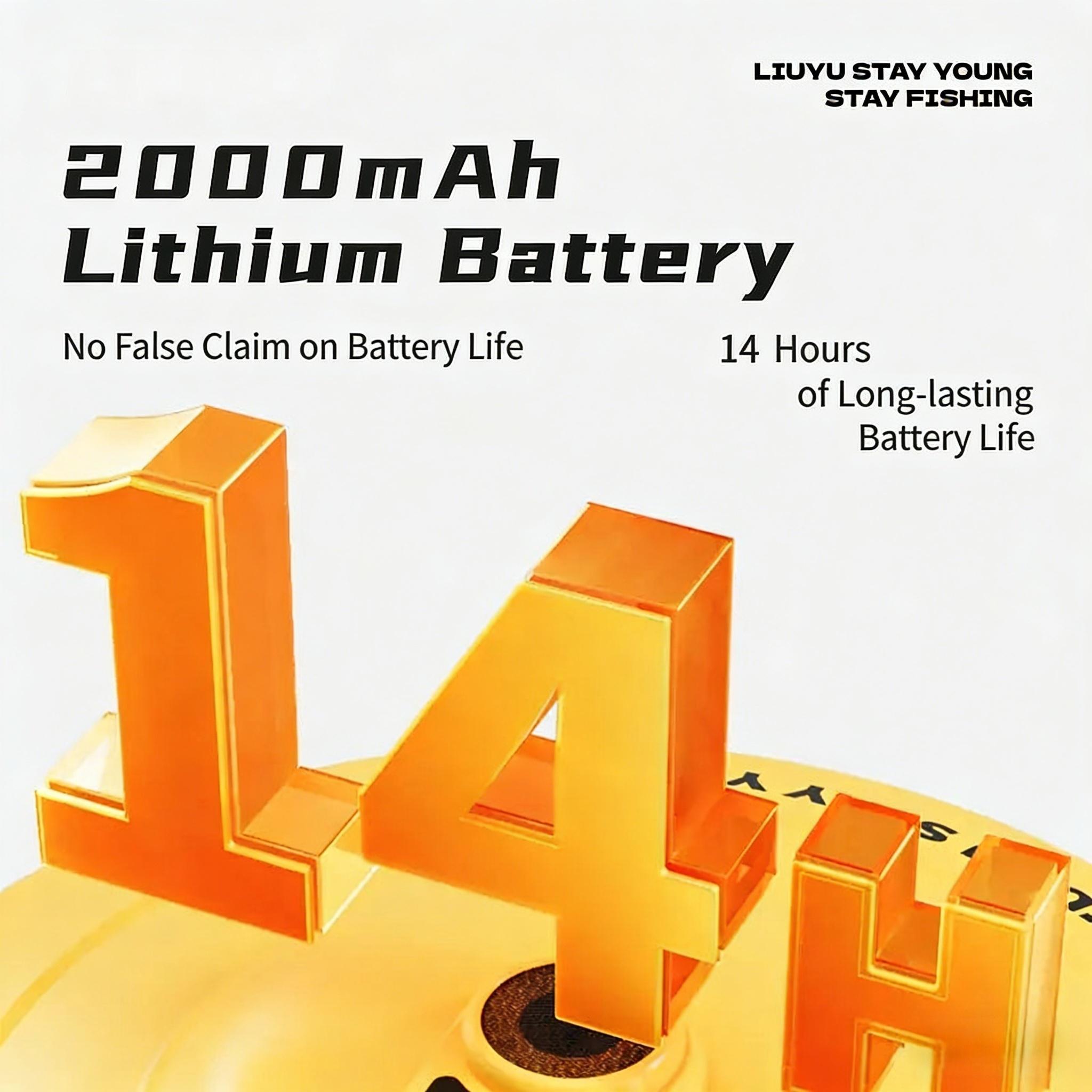 Live bait oxygen pump, IPX7 waterproof, magnetic charging, portable lightweight design, three adjustable airflow speeds, up to 20 hours battery life, suitable for outdoor fishing, emergency power outages, and live fish transport. Live bait oxygen pump, IPX7 waterproof, magnetic charging, portable lightweight design, three adjustable airflow speeds, up to 20 hours battery life, suitable for outdoor fishing, emergency power outages, and live fish transport.