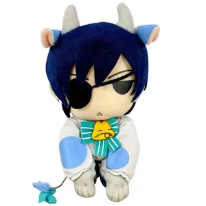 Black Butler Ciel Phantomhive Cow Cosplay Plush