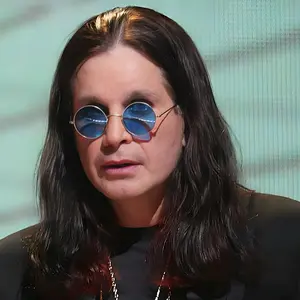 Ozzy Osbourne Style Round Sunglasses Blue Lens Retro Rock Vintage Hippie Shades