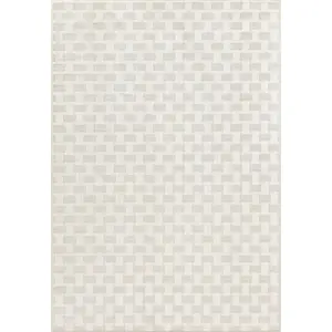 Elenor Geometric Beige Area Rug with Beige Pattern and Geometric Graphic Design, Beige Pattern Area Rugs, Geometric Graphic Pattern Area Rugs